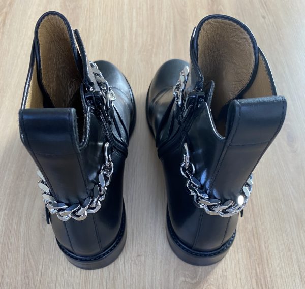 Maje bottines chaines cuir neuves seconde main