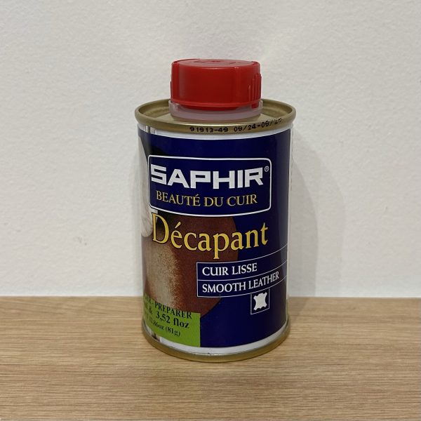Saphir décapant pour cuir 100ml