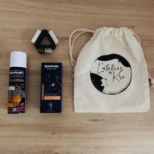 Kit nettoyage du cuir suédé-nubuck-daim