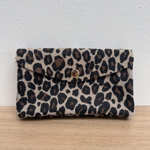 Compagnon en daim Julio léopard beige