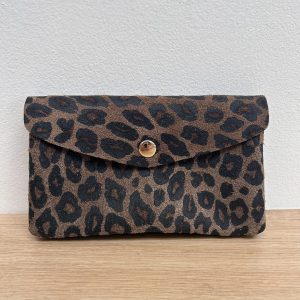 Compagnon en daim Julio léopard marron