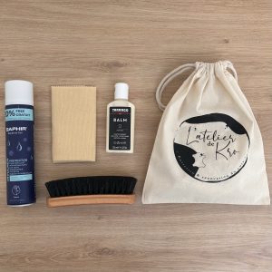 Kit entretien du cuir lisse-grainé
