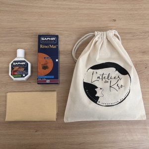 Kit nettoyage et rénovation sneakers cuir blanc
