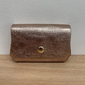 Porte monnaie triple Mia rose gold