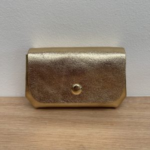 Porte monnaie triple Mia gold