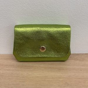 Porte monnaie triple Mia lime