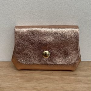 Porte monnaie triple Mia champagne