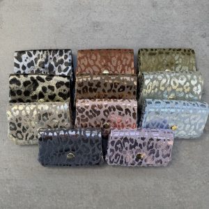 Porte monnaie triple Mia léopard